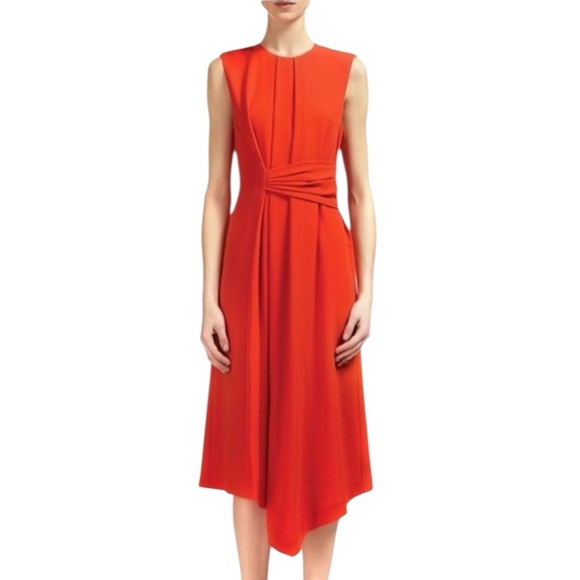 Whistles Marisa Draped Asymmetrical Dress - Picture 13 of 13